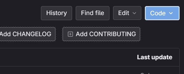 GitLab code button